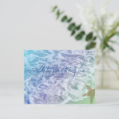 Gischt Postkarte (Stehend Vorderseite)