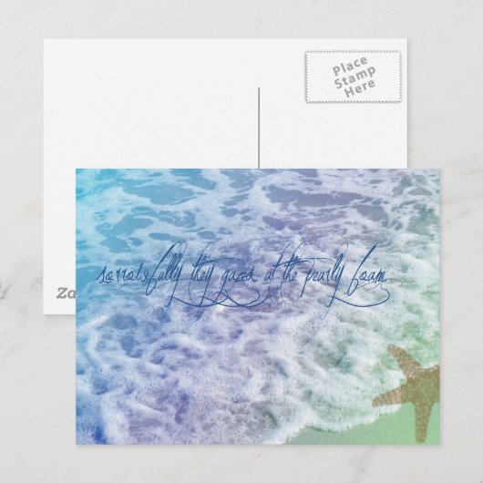 Gischt Postkarte (Vorne/Hinten)