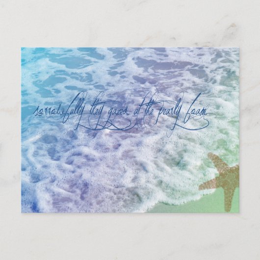 Gischt Postkarte (Vorderseite)