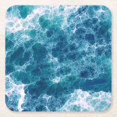 Gischt Rechteckiger Pappuntersetzer (Vorderseite)