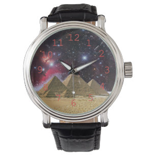 Giseh-Pyramide-Orions Gurt-Uhr Armbanduhr