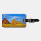 Giseh-Pyramiden Gepäckanhänger (Vorderseite horizontal)
