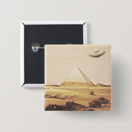 Giseh-Raumschiff Button (Vorne & Hinten)