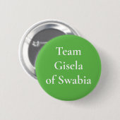 Gisela von Swabia Heilige Römische Kaiserin Button (Vorne & Hinten)