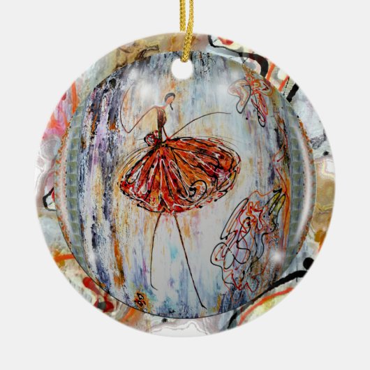 Giselle Keramik Ornament (Vorne)