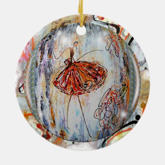 Giselle Keramik Ornament (Hinten)