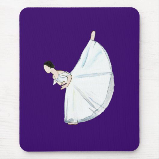 Giselle, Mausunterlage der Taten-II (lila) Mousepad (Vorne)