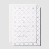 Giselle Monogram Elegant Wedding Save the Date Pergament Einladungen (Versetzt (Einladung))