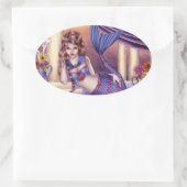 Giselle - Roman Mermaid Sticker (Tasche)