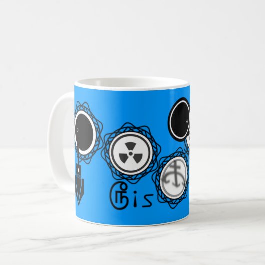 Gismologie Kaffeetasse (Vorderseite Links)
