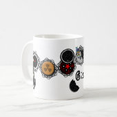 Gismologie Kaffeetasse (Vorderseite Links)