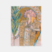 Gismonda, Sarah Bernhardt, Mucha Fleecedecke (Vorderseite)
