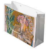 Gismonda, Sarah Bernhardt, Mucha Große Geschenktüte (Vorderseite Schrägansicht)