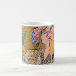 Gismonda, Sarah Bernhardt, Mucha Kaffeetasse