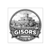 Gisors France  Gummistempel (Prägung)