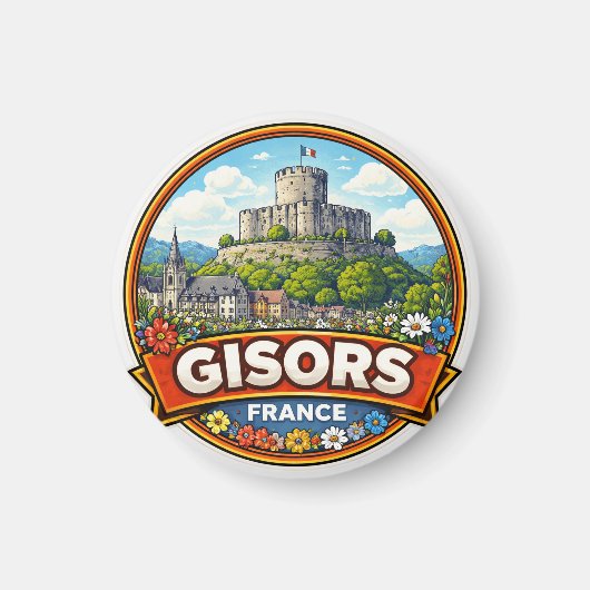 Gisors France  Magnet (Vorne)