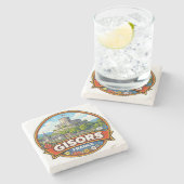 Gisors France  Steinuntersetzer (Seitenansicht)