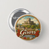 Gisors Frankreich Button (Vorne & Hinten)