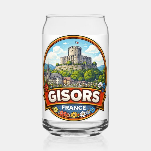 Gisors Frankreich  Dosenglas (Rückseite)