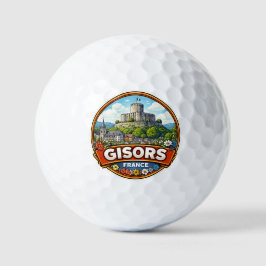 Gisors Frankreich Golfball (Vorderseite)