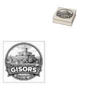 Gisors Frankreich Gummistempel (Stempel)