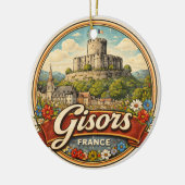 Gisors Frankreich Keramik Ornament (Links)