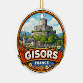Gisors Frankreich  Keramik Ornament (Rechts)