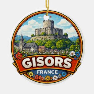 Gisors Frankreich  Keramik Ornament