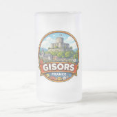 Gisors Frankreich  Mattglas Bierglas (Mittel)