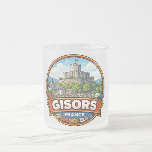 Gisors Frankreich  Mattglastasse (Mittel)