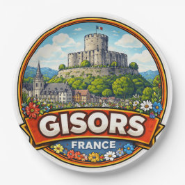 Gisors Frankreich Pappteller