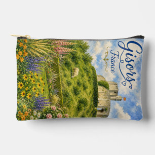 Gisors Frankreich Schloss Normandie Aquarell Zubehörtasche