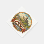 Gisors Frankreich Serviette (Ecke)