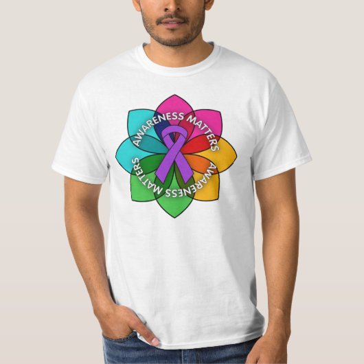GIST Cancer Awareness Matters Petals T-Shirt (Vorderseite)