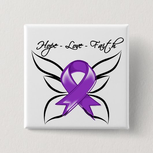GIST Cancer Hope Liebe Faith Button (Vorderseite)
