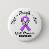 GIST Cancer Hope Strength Liebe Button (Vorderseite)