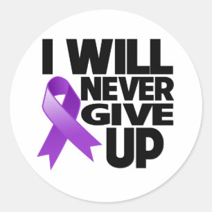GIST Krebs, den ich nie aufgeben werde Runder Aufkleber