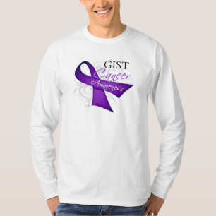 GIST-Krebsbewusstsein Scroll-Band T-Shirt