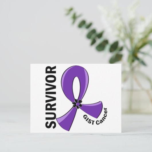 GIST-Krebsüberlebung 12 Postkarte (Stehend Vorderseite)