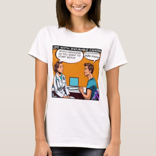 GIST Unheilbarer Krebs hat kein Heilmittel T-Shirt (Vorderseite)