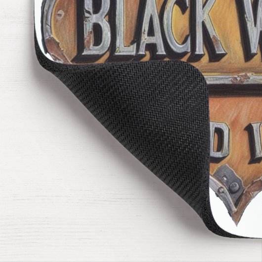 Gistressed Metal Sign für Black Watch Tavern & Inn Mousepad (Ecke)