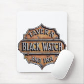 Gistressed Metal Sign für Black Watch Tavern & Inn Mousepad (Mit Mouse)