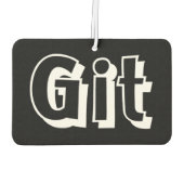 Git Air Freshener Autolufterfrischer (Rückseite)