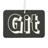 Git Air Freshener Autolufterfrischer (Vorderseite)