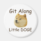 Git Along Little DOGE Magnet (Vorne)