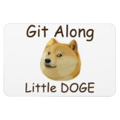 Git Along Little DOGE Magnet (Horizontal)