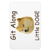 Git Along Little DOGE Magnet (Vertikal)