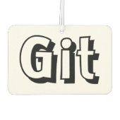 Git Autolufterfrischer (Rückseite)