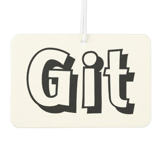 Git Autolufterfrischer (Rückseite)