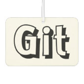 Git Autolufterfrischer (Vorderseite)